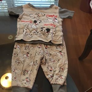 101 Dalmatian pajama set